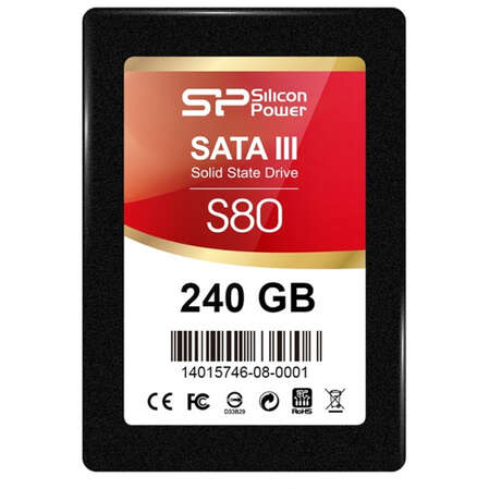 Внутренний SSD-накопитель 240Gb Silicon Power SP240GBSS3S80S25  SATA3 2.5" S80 Series