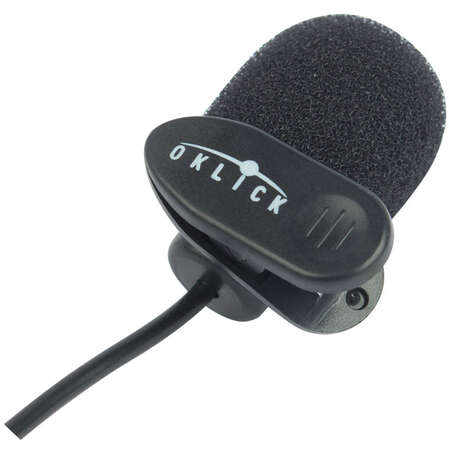 Микрофон  Oklick MP-M008 Black с прищепкой