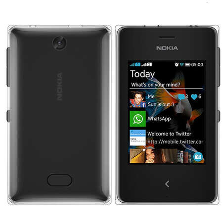 Мобильный телефон Nokia Asha 500 Dual Sim Black	