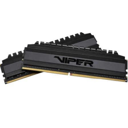 Модуль памяти DIMM 16Gb 2х8Gb DDR4 PC25600 3200MHz PATRIOT Viper 4 Blackout (PVB416G320C6K)