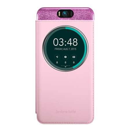 Чехол для Asus ZenFone Selfie ZD551KL Asus MyView Cover Deluxe розовый 