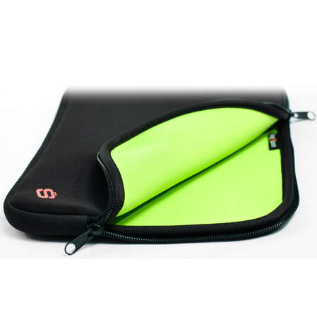 10" Папка для ноутбука Bagspace PS-810-10GN (черно-зеленая)