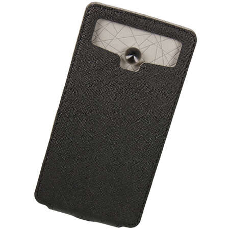 Чехол для мобильного телефона Partner Flip-case размер 5.2", черный