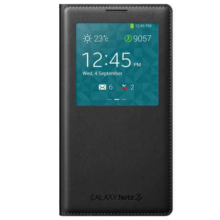 Чехол для Samsung Galaxy Note 3 N9000\N9005 Samsung S View черный