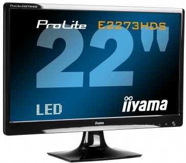 Монитор 22" Iiyama ProLite E2273HDS-B1 TN LED 1920x1080 2ms VGA DVI HDMI