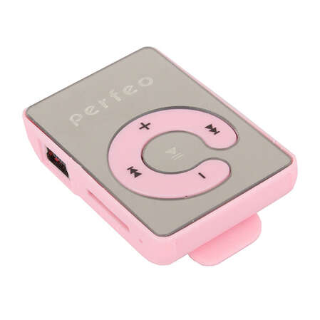 MP3-плеер Perfeo VI-M003 Music Clip Color, розовый