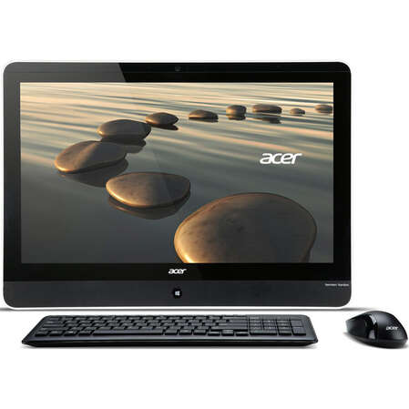 Моноблок Acer Aspire Z3-600 J2850/4Gb/1Tb/Intel HD/DVD-RW/LAN/Wf/cam/Win8 21.5" FHD touch kb+mouse