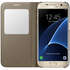 Чехол для Samsung G930F Galaxy S7 S View Cover, золотистый