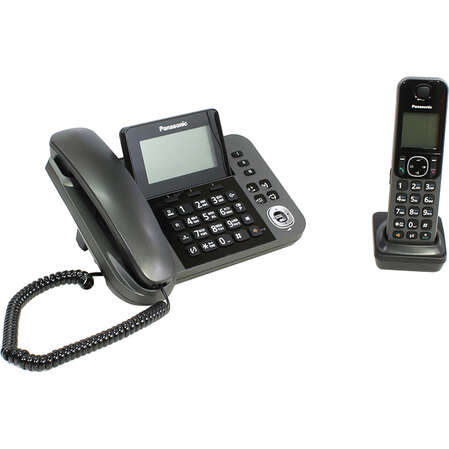 Радиотелефон Panasonic KX-TGF320RUM серый