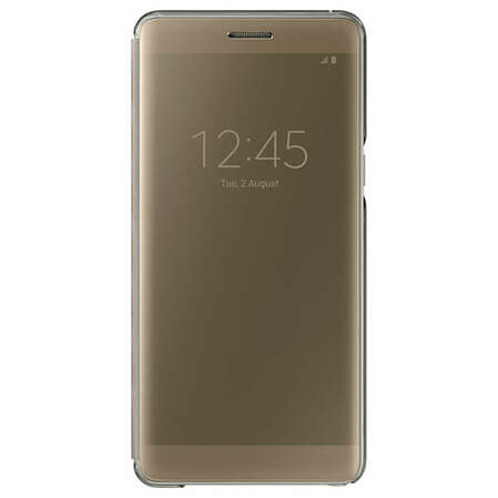 Чехол для Samsung N930 Galaxy Note 7 Clear View Cover, золотистый