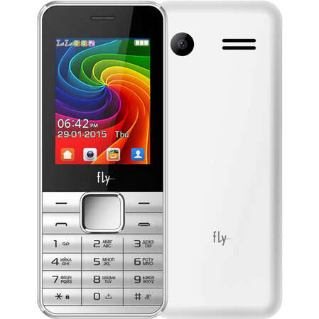 Мобильный телефон Fly FF246 White