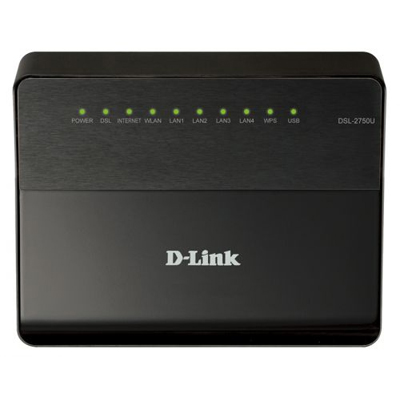 Беспроводной ADSL маршрутизатор D-Link DSL-2750U/B1A/T2A