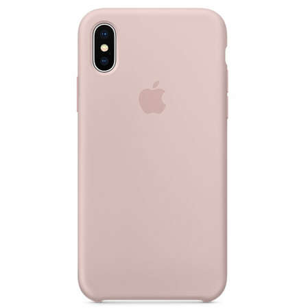 Чехол для Apple iPhone X Silicone Case Pink Sand