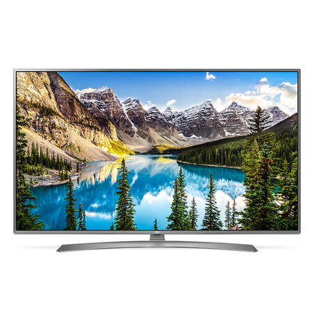 Телевизор 49" LG 49UJ670V (4K UHD 3840x2160, Smart TV, USB, HDMI, Bluetooth, Wi-Fi) серый
