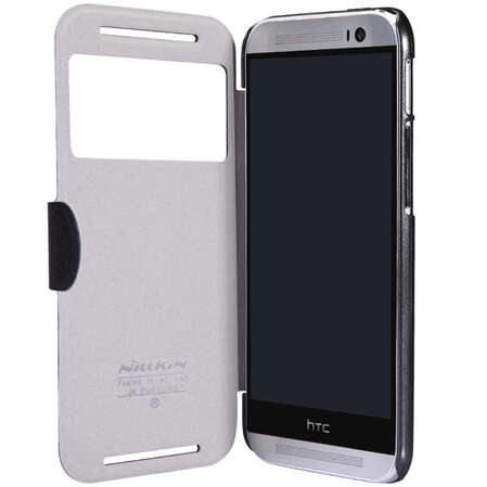 Чехол для HTC One M8 Nillkin Fresh Series черный
