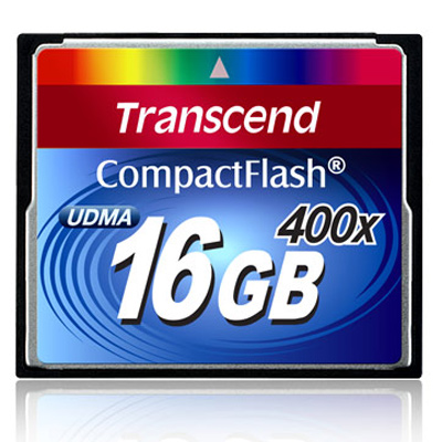16Gb Compact Flash Transcend 400x (TS16GCF400)