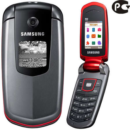 Смартфон Samsung E2210 dark gray (серый)