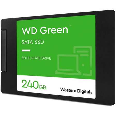 Внутренний SSD-накопитель 240Gb Western Digital Green WDS240G3G0A SATA3 2.5" 
