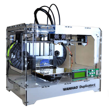 3D принтер Wanhao Duplicator 4X ACRIL DH В пластиковом корпусе 2 экструдера