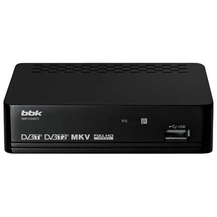 Ресивер BBK SMP123HDT2 черный DVB-T2