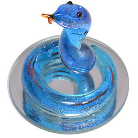 Сувенир "Змея" SN02, голубая