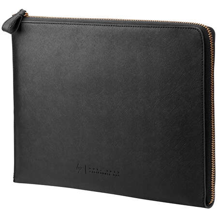 13.3" Чехол для ноутбука HP Spectre Black Leather Sleeve кожанный, черный