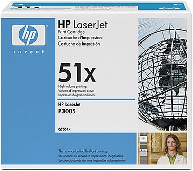 Картридж HP Q7551X для LJ P3005 (13000стр)