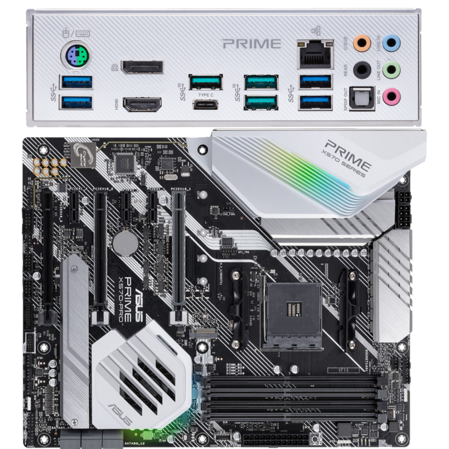 Материнская плата ASUS Prime X570-Pro Socket-AM4 AMD X570 4xDDR4, 6xSATA3, Raid, 2xM.2, 3xPCI-E 16x, 7xUSB 3.1, 1xUSB 3.1 Type C,  DP, HDMI 1xGLAN ATX Ret