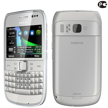 Смартфон Nokia E6-00 silver