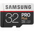 Micro SecureDigital 32Gb SDHC Samsung Pro Plus class10 UHS-I U3 (MB-MD32GARU) + адаптер SD