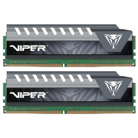 Модуль памяти DIMM 32Gb 2х16Gb DDR4 PC19200 2400MHz Patriot Viper Elite Series (PVE432G240C5KGY)