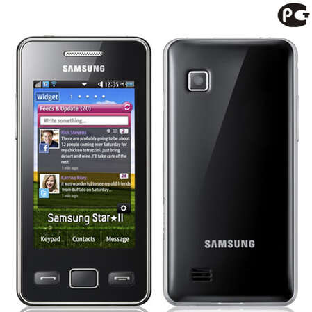 Смартфон Samsung S5260 Star II Onyx Black