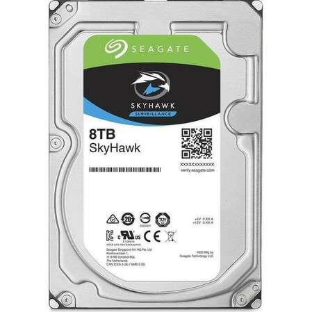 Внутренний жесткий диск 3,5" 8Tb Seagate (ST8000VX004) 256Mb 7200rpm SATA3 SkyHawk