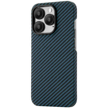 Чехол для Apple iPhone 15 Pro uBear Supreme Case Magsafe Kevlar синий