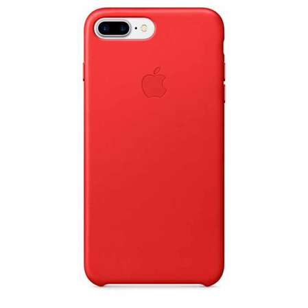 Чехол для Apple iPhone 7 Plus Leather Case Red  