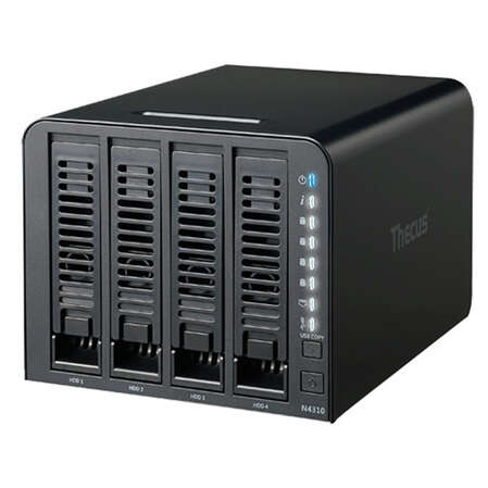 Сетевое хранилище NAS Thecus N4310 4 x 3.5'', AMCC APM86491RDK 1 ГГц, 4 SATA, 1 LAN (Gb), USB 3.0, RAID 0/1/5/6/10 и Jbod