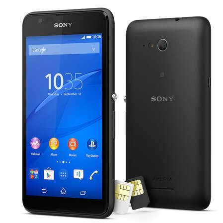 Смартфон Sony E2115 Xperia E4 Dual Black