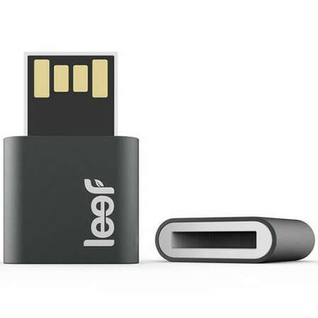 USB Flash накопитель 64GB Leef Fuse (LFFUS-064GWR) Магнитный Grey/White
