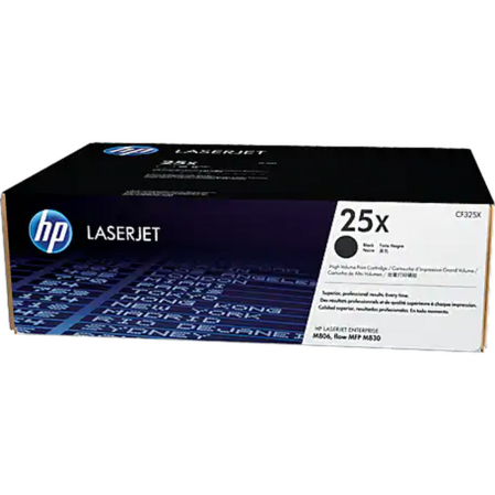 Картридж HP CF325X №25X для LaserJet M830z/M806x+/M830z/M806dn/M806x (34500стр)