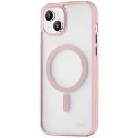 Чехол для Apple iPhone 15 Plus uBear Cloud Mag Case Magsafe розовый