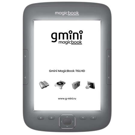 Электронная книга Gmini MagicBook T6LHD Light, черная