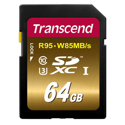 SecureDigital 64Gb Transcend SDXC UHS-I U3X Class10 Ultimate (TS64GSDU3X) 