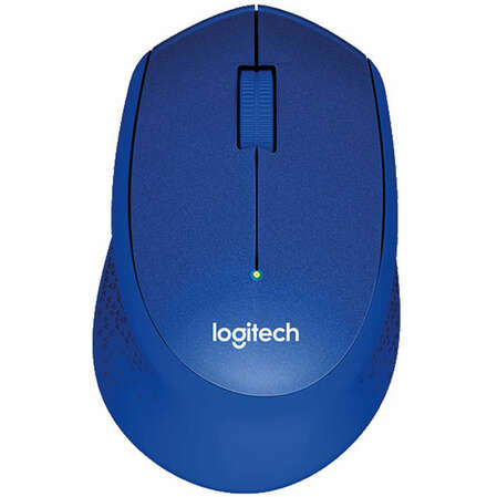 Мышь Logitech M330 Silent Plus, blue