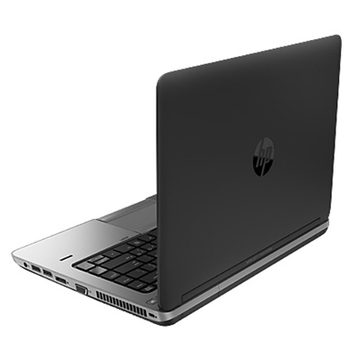 Ноутбук HP ProBook 645 G1 14"(1366x768 (матовый))/AMD A10 5750M(2.5Ghz)/4096Mb/500Gb/DVDrw/Int:AMD Radeon HD8650M/Cam/BT/WiFi/55WHr/war 1y/2kg/silver/black/W7