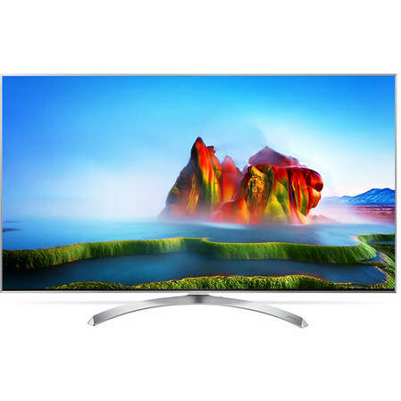 Телевизор 49" LG 49SJ810V (4K UHD 3840x2160, Smart TV, USB, HDMI, Bluetooth, Wi-Fi) серый