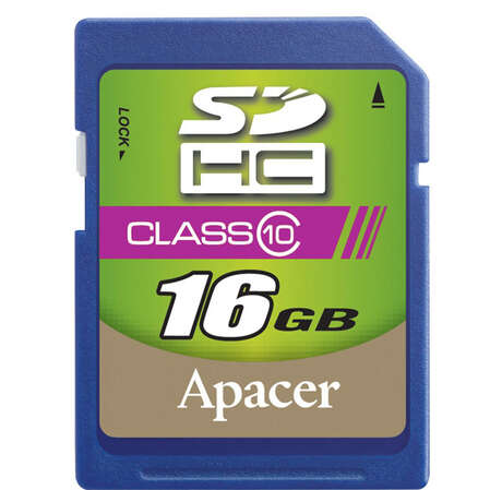 SecureDigital 16Gb HC Apacer Class 10 (AP16GSDHC10-R)