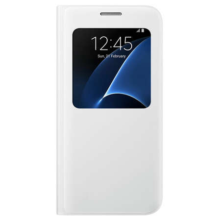 Чехол для Samsung G930F Galaxy S7 S View Cover, белый