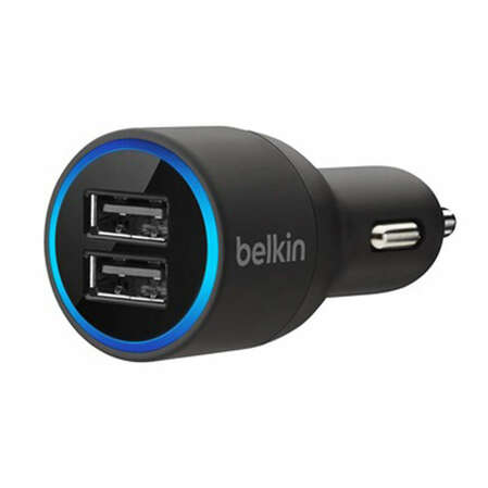 Автомобильное зарядное устройство Belkin 2x2.1A, черное