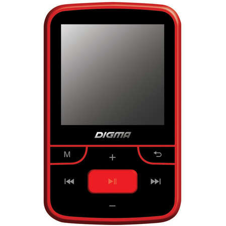 MP3-плеер Digma T3 8Гб, красный с черным