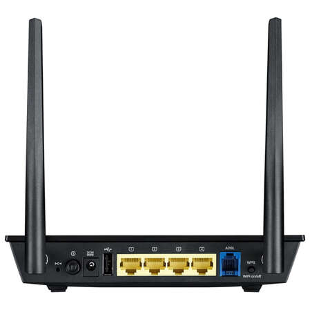 Беспроводной ADSL маршрутизатор ASUS DSL-N14U 802.11n 300Мбит/с 2,4ГГц 4xLAN 1xUSB2.0
